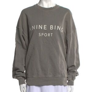 Anine Bing Sport Gray Sweatshirt